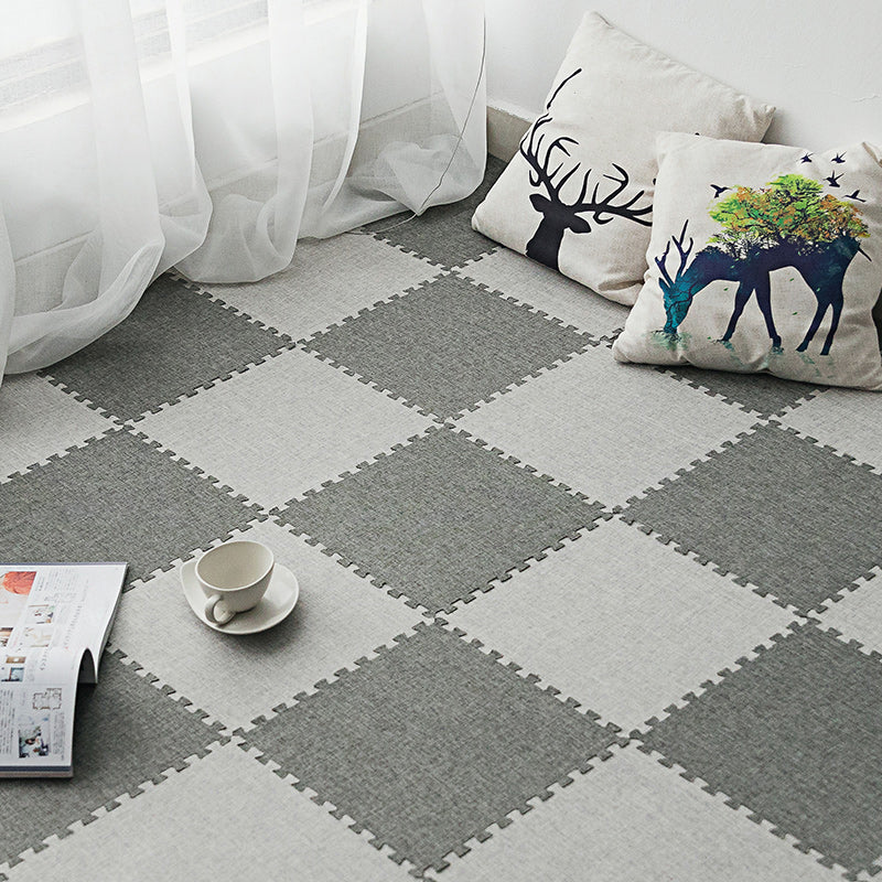 Carpet Tile Fade Resistant Non-Skid Solid Color Interlocking Carpet Tile Living Room Clearhalo 'Carpet Tiles & Carpet Squares' 'carpet_tiles_carpet_squares' 'Flooring 'Home Improvement' 'home_improvement' 'home_improvement_carpet_tiles_carpet_squares' Walls and Ceiling' 6728547