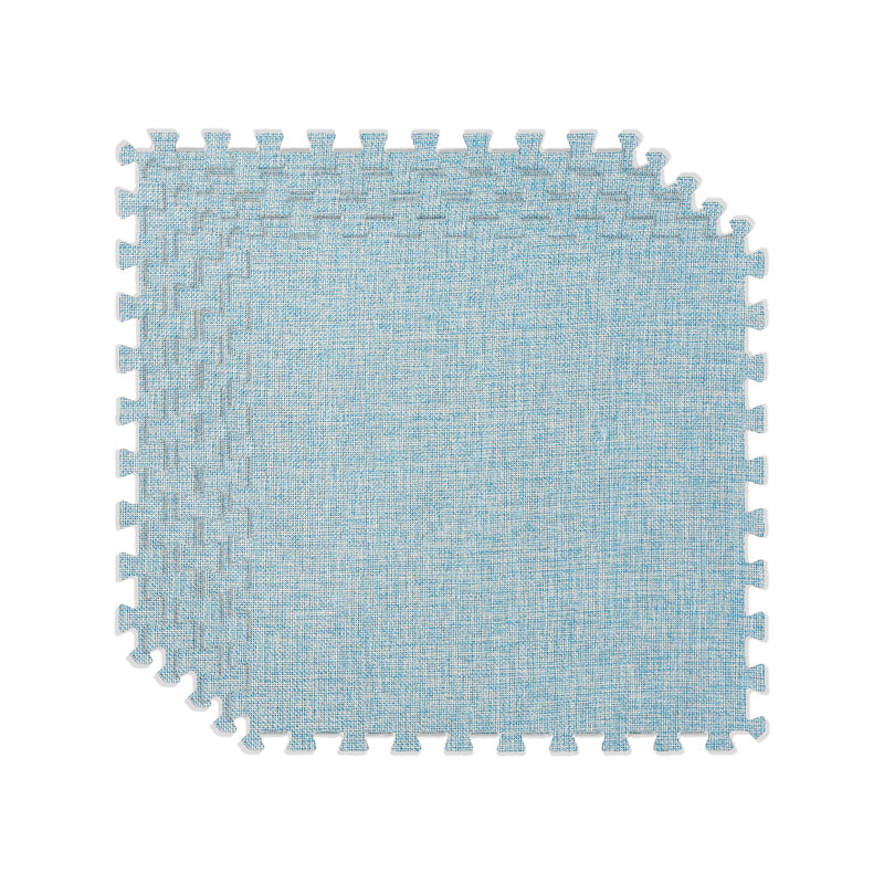 Carpet Tile Fade Resistant Non-Skid Solid Color Interlocking Carpet Tile Living Room Light Blue Clearhalo 'Carpet Tiles & Carpet Squares' 'carpet_tiles_carpet_squares' 'Flooring 'Home Improvement' 'home_improvement' 'home_improvement_carpet_tiles_carpet_squares' Walls and Ceiling' 6728551