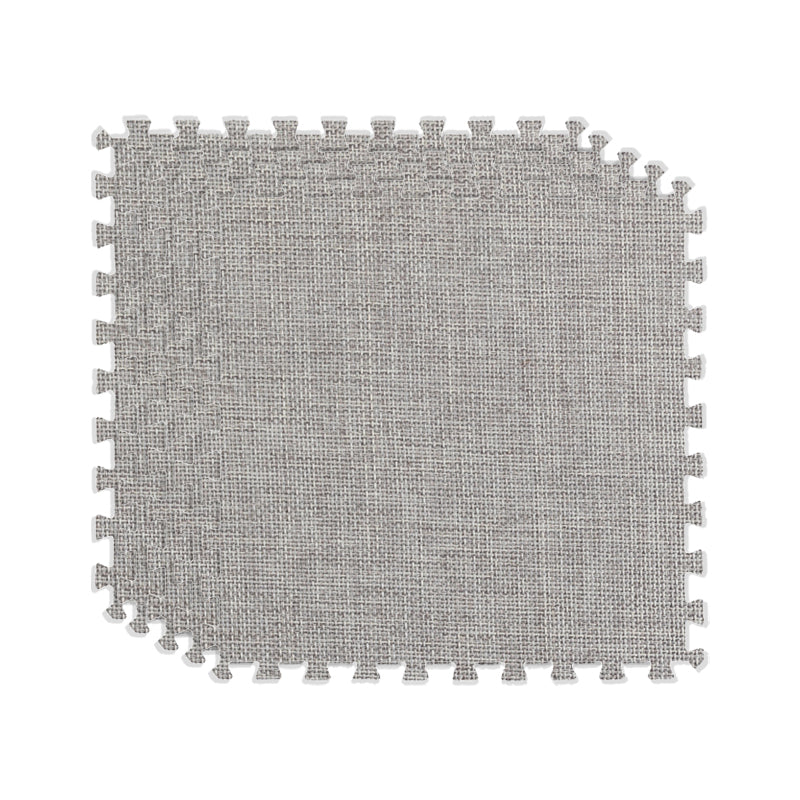 Carpet Tile Fade Resistant Non-Skid Solid Color Interlocking Carpet Tile Living Room Silver Gray Clearhalo 'Carpet Tiles & Carpet Squares' 'carpet_tiles_carpet_squares' 'Flooring 'Home Improvement' 'home_improvement' 'home_improvement_carpet_tiles_carpet_squares' Walls and Ceiling' 6728552