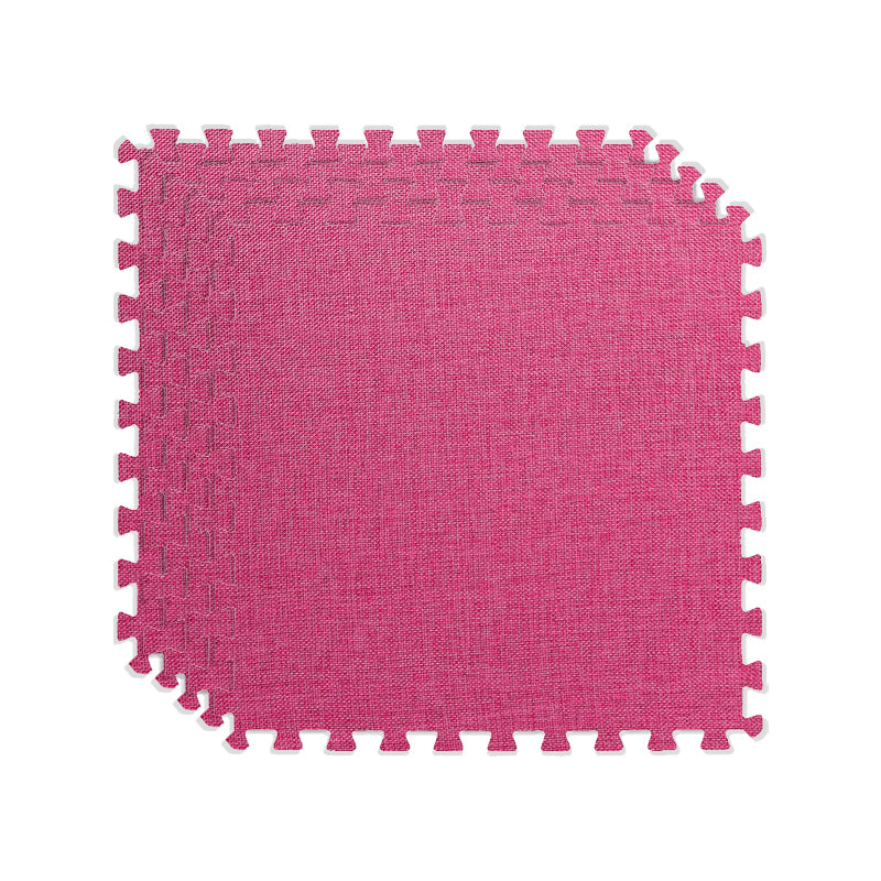 Carpet Tile Fade Resistant Non-Skid Solid Color Interlocking Carpet Tile Living Room Rose Red Clearhalo 'Carpet Tiles & Carpet Squares' 'carpet_tiles_carpet_squares' 'Flooring 'Home Improvement' 'home_improvement' 'home_improvement_carpet_tiles_carpet_squares' Walls and Ceiling' 6728557