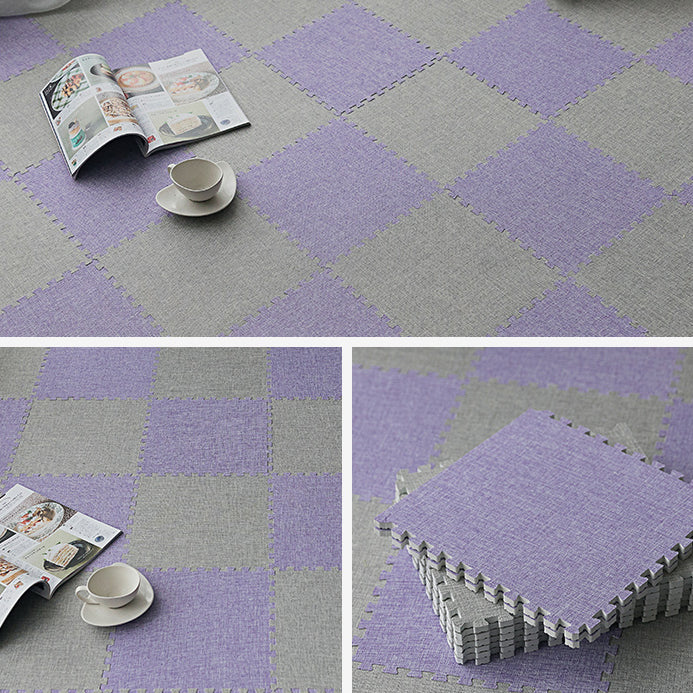 Carpet Tile Fade Resistant Non-Skid Solid Color Interlocking Carpet Tile Living Room Clearhalo 'Carpet Tiles & Carpet Squares' 'carpet_tiles_carpet_squares' 'Flooring 'Home Improvement' 'home_improvement' 'home_improvement_carpet_tiles_carpet_squares' Walls and Ceiling' 6728563