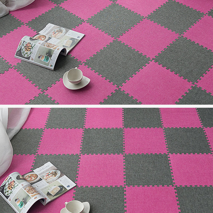 Carpet Tile Fade Resistant Non-Skid Solid Color Interlocking Carpet Tile Living Room Clearhalo 'Carpet Tiles & Carpet Squares' 'carpet_tiles_carpet_squares' 'Flooring 'Home Improvement' 'home_improvement' 'home_improvement_carpet_tiles_carpet_squares' Walls and Ceiling' 6728565