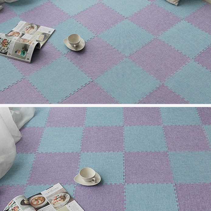 Carpet Tile Fade Resistant Non-Skid Solid Color Interlocking Carpet Tile Living Room Clearhalo 'Carpet Tiles & Carpet Squares' 'carpet_tiles_carpet_squares' 'Flooring 'Home Improvement' 'home_improvement' 'home_improvement_carpet_tiles_carpet_squares' Walls and Ceiling' 6728567