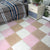 Carpet Floor Tile Level Loop Interlocking Non-Skid Carpet Tiles Khaki-Pink-White Clearhalo 'Carpet Tiles & Carpet Squares' 'carpet_tiles_carpet_squares' 'Flooring 'Home Improvement' 'home_improvement' 'home_improvement_carpet_tiles_carpet_squares' Walls and Ceiling' 6728598