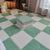 Carpet Floor Tile Level Loop Interlocking Non-Skid Carpet Tiles White-Green Clearhalo 'Carpet Tiles & Carpet Squares' 'carpet_tiles_carpet_squares' 'Flooring 'Home Improvement' 'home_improvement' 'home_improvement_carpet_tiles_carpet_squares' Walls and Ceiling' 6728600