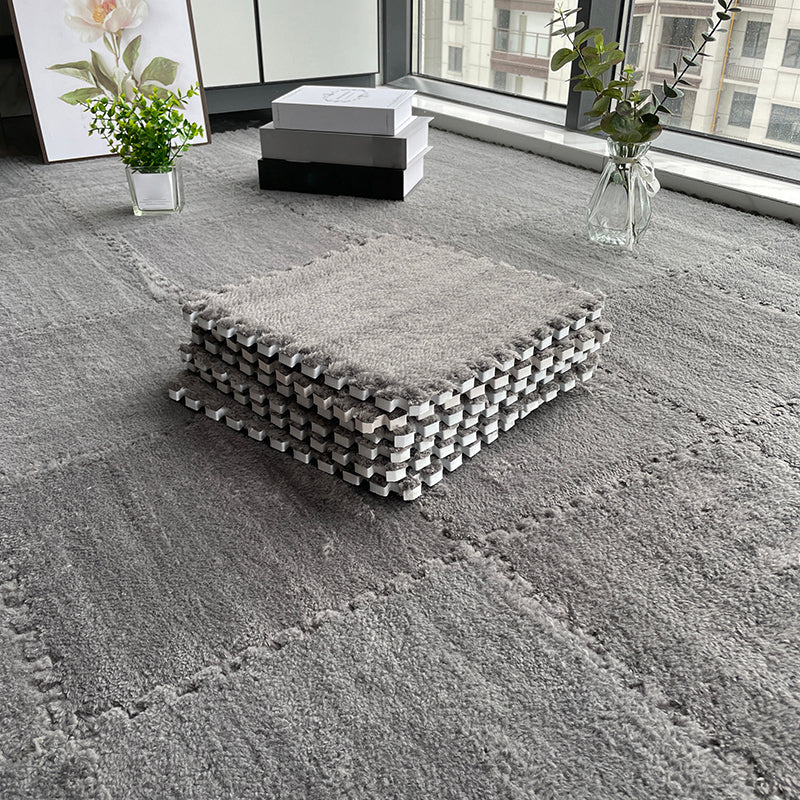 Tile Loop Multi-Color Level Loop Carpet Tile Non-Skid Interlocking Bedroom Carpet ...
