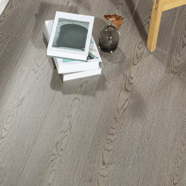 Modern Wood Laminate Floor Natural Oak Textured Laminate Flooring Khaki Clearhalo 'Flooring 'Home Improvement' 'home_improvement' 'home_improvement_laminate_flooring' 'Laminate Flooring' 'laminate_flooring' Walls and Ceiling' 6728812