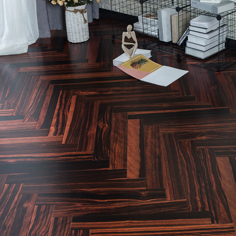 Retro Wooden Laminate Flooring Fade Resistant Click Lock Laminate Floor Brown Black Clearhalo 'Flooring 'Home Improvement' 'home_improvement' 'home_improvement_laminate_flooring' 'Laminate Flooring' 'laminate_flooring' Walls and Ceiling' 6728835