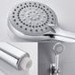 Contemporary Handheld Shower Head High Flow 5-Spray Patterns Wall-Mount Showerhead Clearhalo 'Bathroom Remodel & Bathroom Fixtures' 'Home Improvement' 'home_improvement' 'home_improvement_shower_heads' 'Shower Heads' 'shower_heads' 'Showers & Bathtubs Plumbing' 'Showers & Bathtubs' 6729039