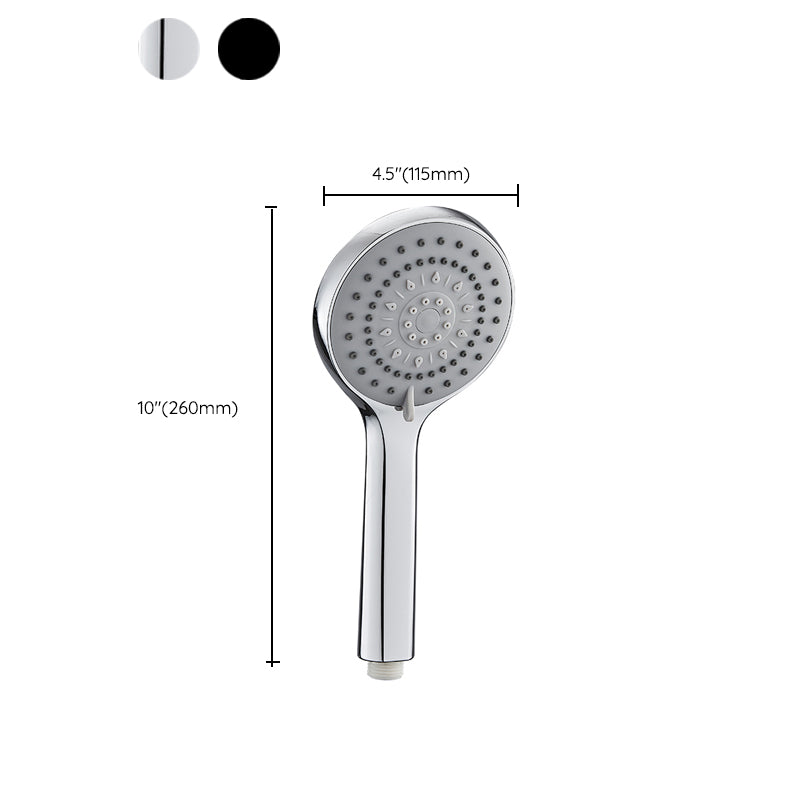 Contemporary Handheld Shower Head High Flow 5-Spray Patterns Wall-Mount Showerhead Clearhalo 'Bathroom Remodel & Bathroom Fixtures' 'Home Improvement' 'home_improvement' 'home_improvement_shower_heads' 'Shower Heads' 'shower_heads' 'Showers & Bathtubs Plumbing' 'Showers & Bathtubs' 6729050