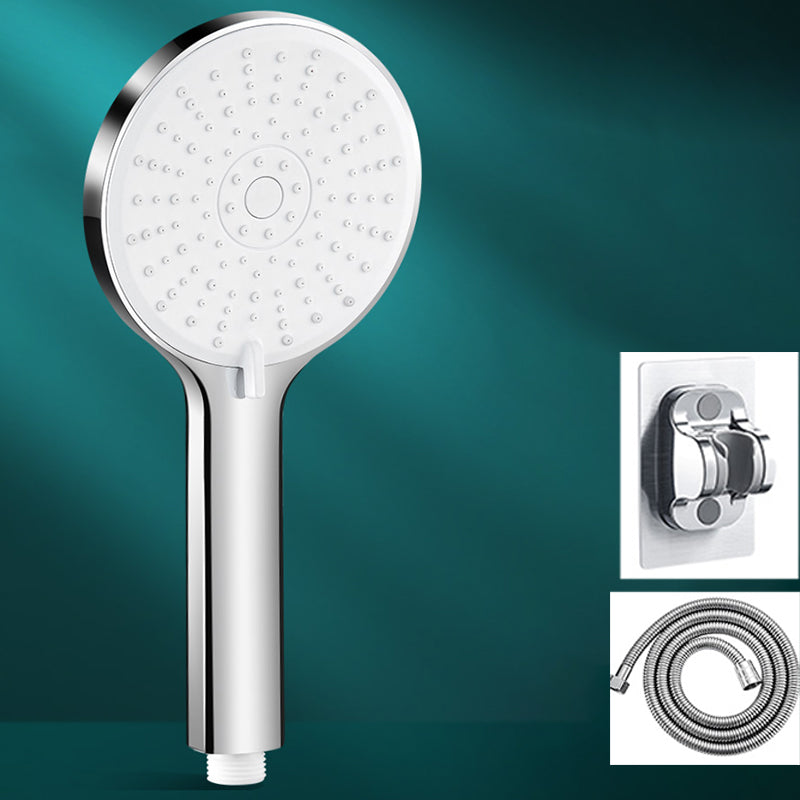 5-Spray Patterns Handheld Shower Head High Flow Wall-Mount Showerhead Silver Shower Heads with Holder and Hose Clearhalo 'Bathroom Remodel & Bathroom Fixtures' 'Home Improvement' 'home_improvement' 'home_improvement_shower_heads' 'Shower Heads' 'shower_heads' 'Showers & Bathtubs Plumbing' 'Showers & Bathtubs' 6729102