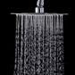 Swivel Rain Shower Head Wall Mounted Concealed Full Copper Pressurized Shower Clearhalo 'Bathroom Remodel & Bathroom Fixtures' 'Home Improvement' 'home_improvement' 'home_improvement_shower_heads' 'Shower Heads' 'shower_heads' 'Showers & Bathtubs Plumbing' 'Showers & Bathtubs' 6729124