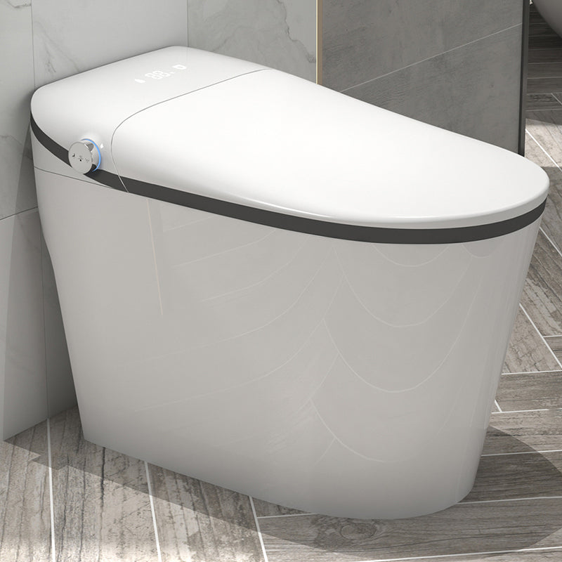 Modern Indoor Siphon Jet Toilet Bowl Floor Mounted All-In-One Toilet White Black Clearhalo 'Bathroom Remodel & Bathroom Fixtures' 'Home Improvement' 'home_improvement' 'home_improvement_toilets' 'Toilets & Bidets' 'Toilets' 6730298