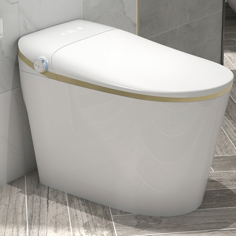 Modern Indoor Siphon Jet Toilet Bowl Floor Mounted All-In-One Toilet White Gold Clearhalo 'Bathroom Remodel & Bathroom Fixtures' 'Home Improvement' 'home_improvement' 'home_improvement_toilets' 'Toilets & Bidets' 'Toilets' 6730300