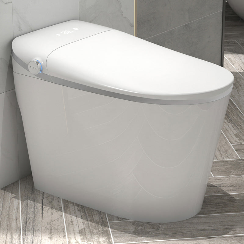 Modern Indoor Siphon Jet Toilet Bowl Floor Mounted All-In-One Toilet White Silver Clearhalo 'Bathroom Remodel & Bathroom Fixtures' 'Home Improvement' 'home_improvement' 'home_improvement_toilets' 'Toilets & Bidets' 'Toilets' 6730302
