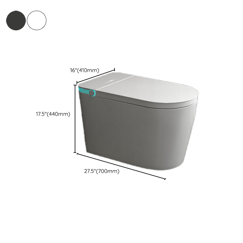 Modern Floor Mounted Toilet Bowl ABS Siphon Jet All-In-One Toilet Clearhalo 'Bathroom Remodel & Bathroom Fixtures' 'Home Improvement' 'home_improvement' 'home_improvement_toilets' 'Toilets & Bidets' 'Toilets' 6730329