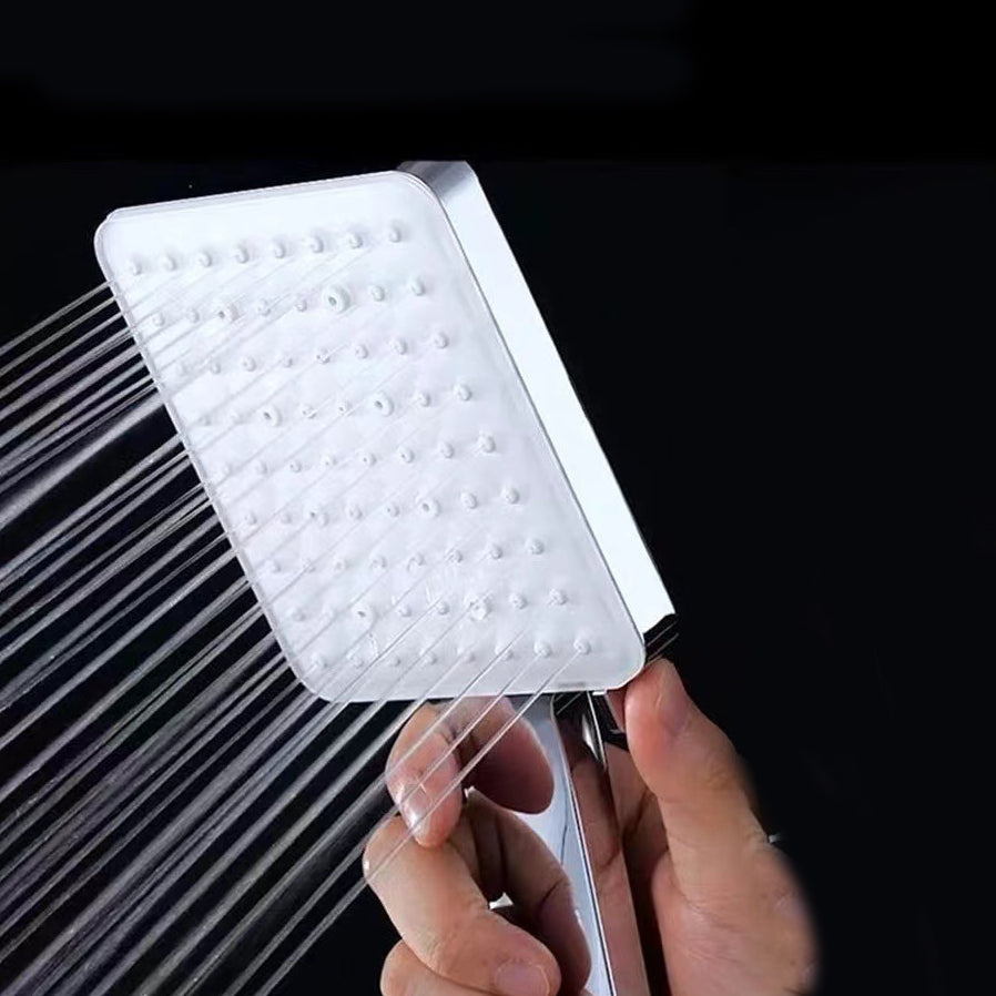 Square Modern Handheld Shower Head Leak Resistant Wall-Mount Showerhead Clearhalo 'Bathroom Remodel & Bathroom Fixtures' 'Home Improvement' 'home_improvement' 'home_improvement_shower_heads' 'Shower Heads' 'shower_heads' 'Showers & Bathtubs Plumbing' 'Showers & Bathtubs' 6730805