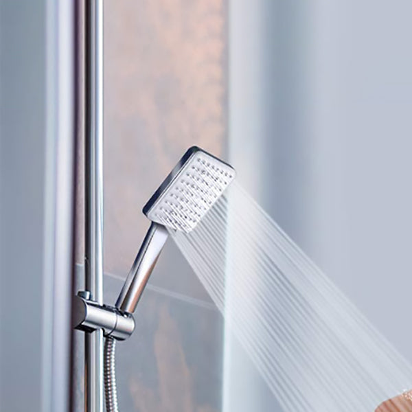 Square Modern Handheld Shower Head Leak Resistant Wall-Mount Showerhead Clearhalo 'Bathroom Remodel & Bathroom Fixtures' 'Home Improvement' 'home_improvement' 'home_improvement_shower_heads' 'Shower Heads' 'shower_heads' 'Showers & Bathtubs Plumbing' 'Showers & Bathtubs' 6730816