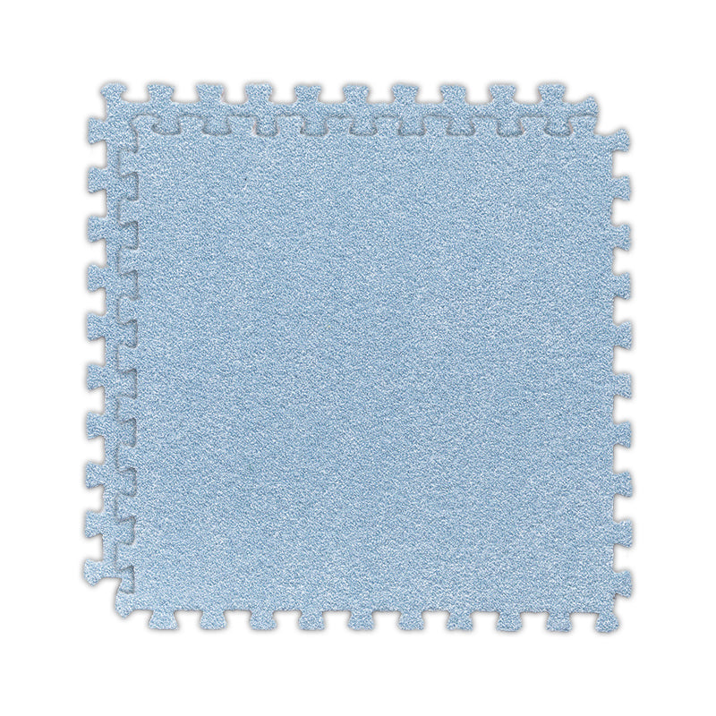 Colorful Level Loop Carpet Tile Non-Skid Interlocking Bedroom Carpet Tiles Light Blue Clearhalo 'Carpet Tiles & Carpet Squares' 'carpet_tiles_carpet_squares' 'Flooring 'Home Improvement' 'home_improvement' 'home_improvement_carpet_tiles_carpet_squares' Walls and Ceiling' 6732116