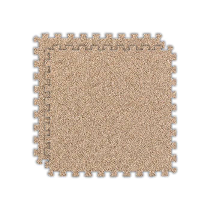 Colorful Level Loop Carpet Tile Non-Skid Interlocking Bedroom Carpet Tiles Khaki Clearhalo 'Carpet Tiles & Carpet Squares' 'carpet_tiles_carpet_squares' 'Flooring 'Home Improvement' 'home_improvement' 'home_improvement_carpet_tiles_carpet_squares' Walls and Ceiling' 6732120