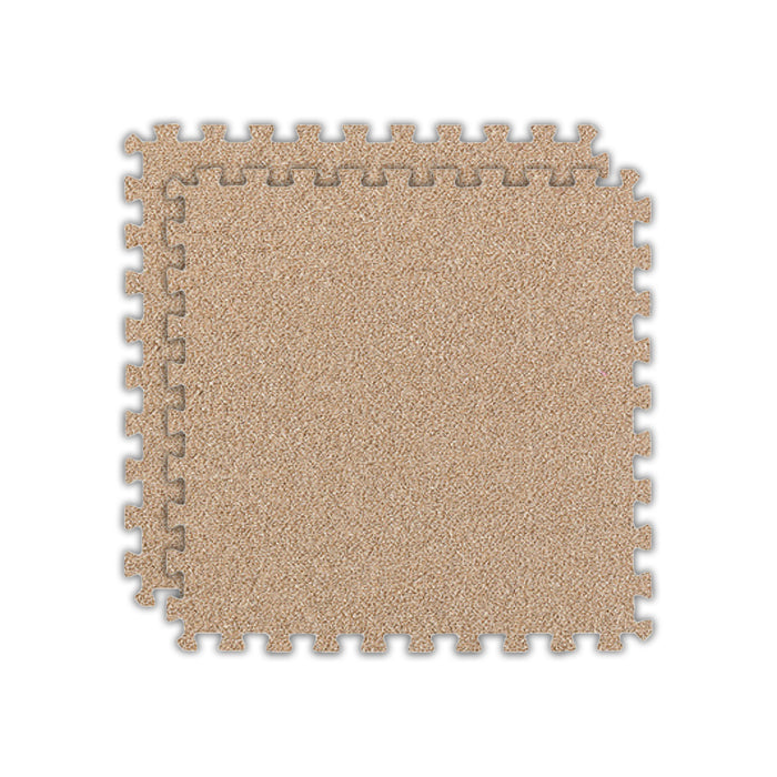 Colorful Level Loop Carpet Tile Non-Skid Interlocking Bedroom Carpet Tiles Khaki Clearhalo 'Carpet Tiles & Carpet Squares' 'carpet_tiles_carpet_squares' 'Flooring 'Home Improvement' 'home_improvement' 'home_improvement_carpet_tiles_carpet_squares' Walls and Ceiling' 6732120