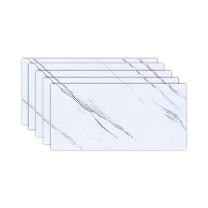 Modern Backsplash Wallpaper Waterproof Peel and Stick Mosaic Tile for Bathroom Gray-White Clearhalo 'Flooring 'Home Improvement' 'home_improvement' 'home_improvement_peel_stick_blacksplash' 'Peel & Stick Backsplash Tile' 'peel_stick_blacksplash' 'Walls & Ceilings' Walls and Ceiling' 6732137