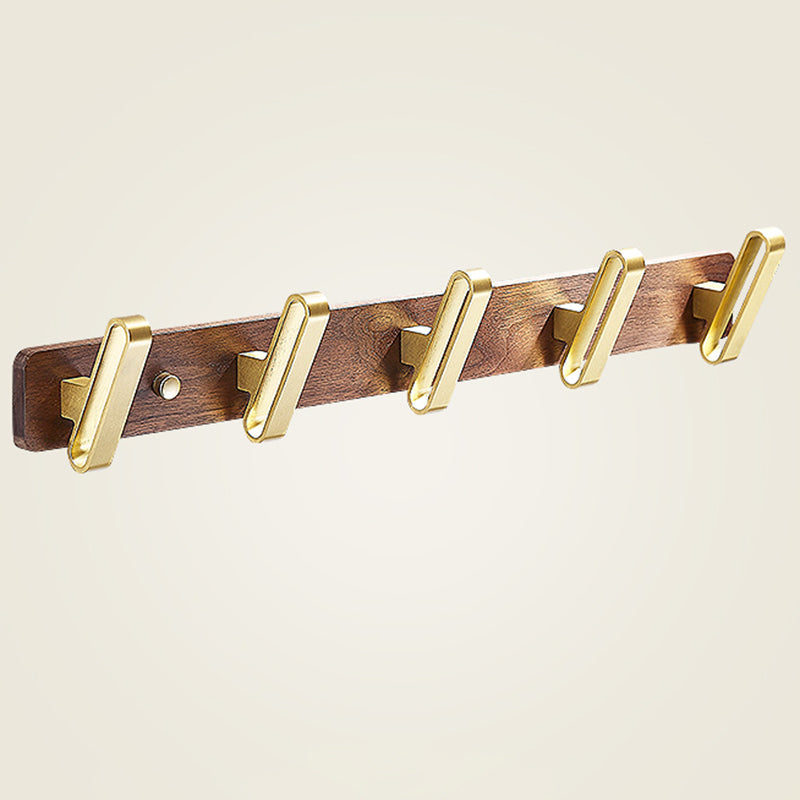 Modern Gold Bath Hardware Set Bath Shelf Paper Holder Bathroom Accessory Set Towel Robe Hook Clearhalo 'Bathroom Hardware Sets' 'Bathroom Hardware' 'Bathroom Remodel & Bathroom Fixtures' 'bathroom_hardware_sets' 'Home Improvement' 'home_improvement' 'home_improvement_bathroom_hardware_sets' 6737803