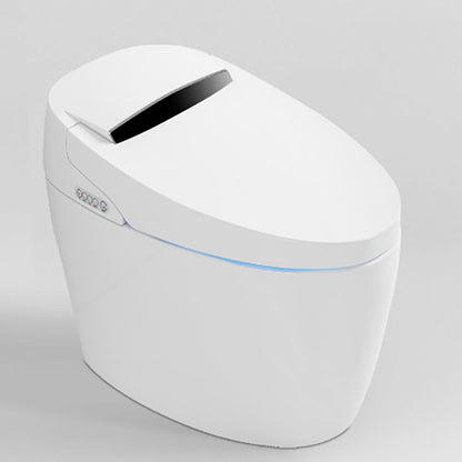 Contemporary Floor Mounted Toilet Indoor One Piece Toilet Bowl Dryer Not Included (Standard) 12" Clearhalo 'Bathroom Remodel & Bathroom Fixtures' 'Home Improvement' 'home_improvement' 'home_improvement_toilets' 'Toilets & Bidets' 'Toilets' 6740966