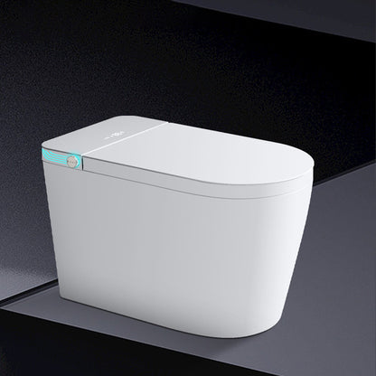 Siphon Jet Toilet Bowl Contemporary Floor Mounted Toilet for Bathroom Dryer Not Included (Standard) 16" Clearhalo 'Bathroom Remodel & Bathroom Fixtures' 'Home Improvement' 'home_improvement' 'home_improvement_toilets' 'Toilets & Bidets' 'Toilets' 6741002