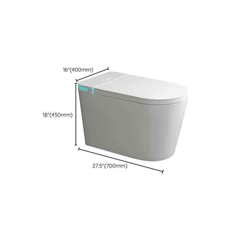 Siphon Jet Toilet Bowl Contemporary Floor Mounted Toilet for Bathroom Clearhalo 'Bathroom Remodel & Bathroom Fixtures' 'Home Improvement' 'home_improvement' 'home_improvement_toilets' 'Toilets & Bidets' 'Toilets' 6741017