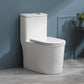 White Toilet Glazed Surface Modern All-In-One Toilet Bowl for Bathroom 15"L x 26"W x 30"H Clearhalo 'Bathroom Remodel & Bathroom Fixtures' 'Home Improvement' 'home_improvement' 'home_improvement_toilets' 'Toilets & Bidets' 'Toilets' 6741019
