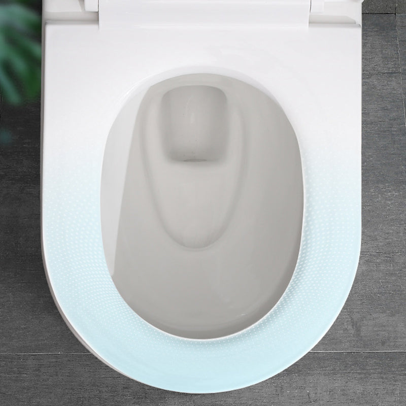 White Toilet Glazed Surface Modern All-In-One Toilet Bowl for Bathroom Clearhalo 'Bathroom Remodel & Bathroom Fixtures' 'Home Improvement' 'home_improvement' 'home_improvement_toilets' 'Toilets & Bidets' 'Toilets' 6741023