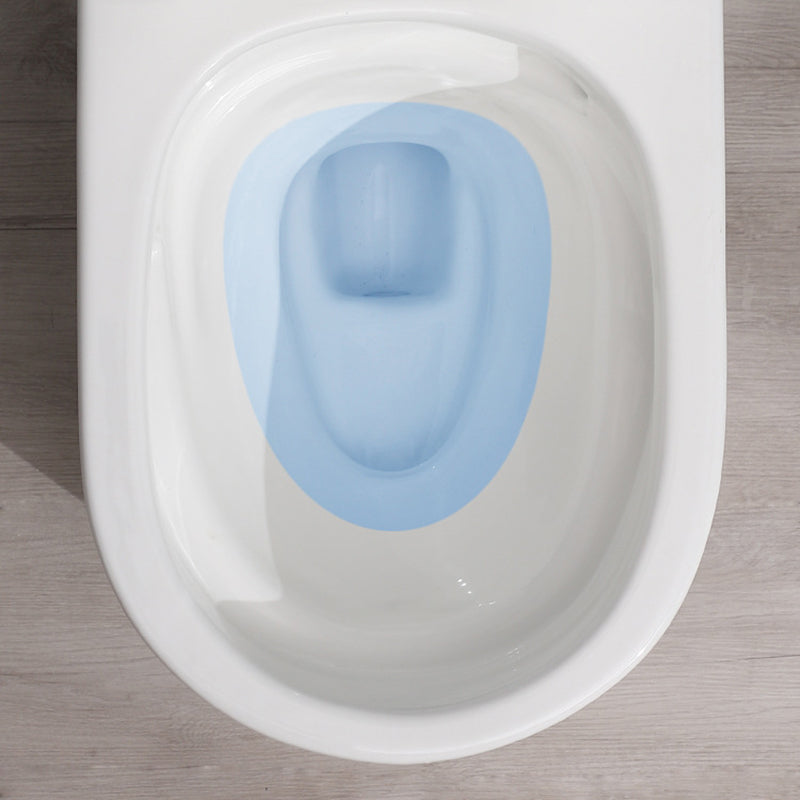 White Toilet Glazed Surface Modern All-In-One Toilet Bowl for Bathroom Clearhalo 'Bathroom Remodel & Bathroom Fixtures' 'Home Improvement' 'home_improvement' 'home_improvement_toilets' 'Toilets & Bidets' 'Toilets' 6741025