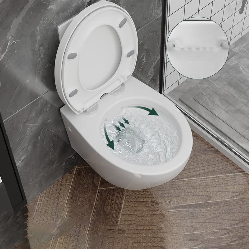 Modern Wall Mount Toilet Bowl One-Piece Urine Toilet for Washroom Clearhalo 'Bathroom Remodel & Bathroom Fixtures' 'Home Improvement' 'home_improvement' 'home_improvement_toilets' 'Toilets & Bidets' 'Toilets' 6741039