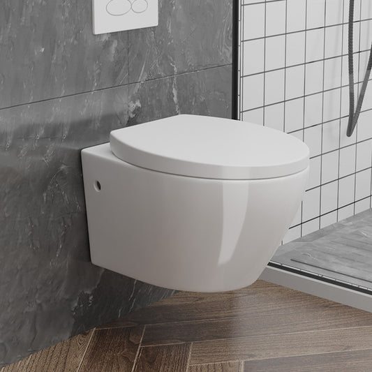 Modern Wall Mount Toilet Bowl One-Piece Urine Toilet for Washroom Clearhalo 'Bathroom Remodel & Bathroom Fixtures' 'Home Improvement' 'home_improvement' 'home_improvement_toilets' 'Toilets & Bidets' 'Toilets' 6741048