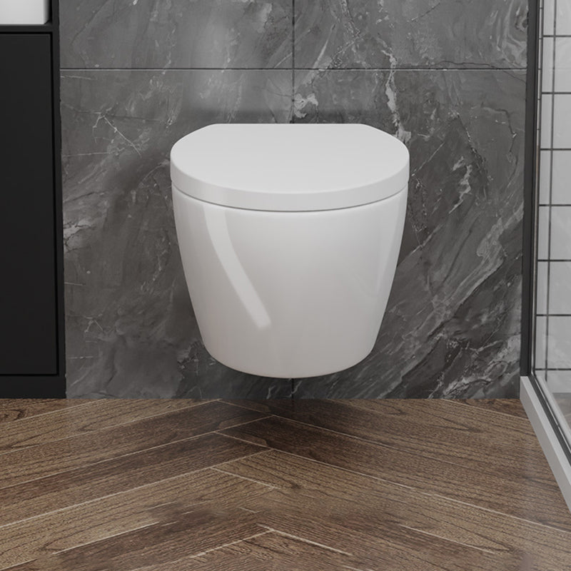Modern Wall Mount Toilet Bowl One-Piece Urine Toilet for Washroom Clearhalo 'Bathroom Remodel & Bathroom Fixtures' 'Home Improvement' 'home_improvement' 'home_improvement_toilets' 'Toilets & Bidets' 'Toilets' 6741050