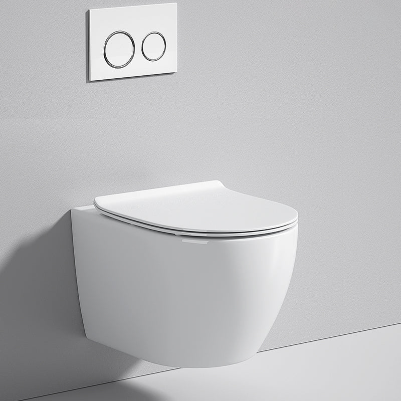 Modern Wall Mount Toilet Bowl One-Piece Urine Toilet for Bathroom Toilet Only Clearhalo 'Bathroom Remodel & Bathroom Fixtures' 'Home Improvement' 'home_improvement' 'home_improvement_toilets' 'Toilets & Bidets' 'Toilets' 6741061