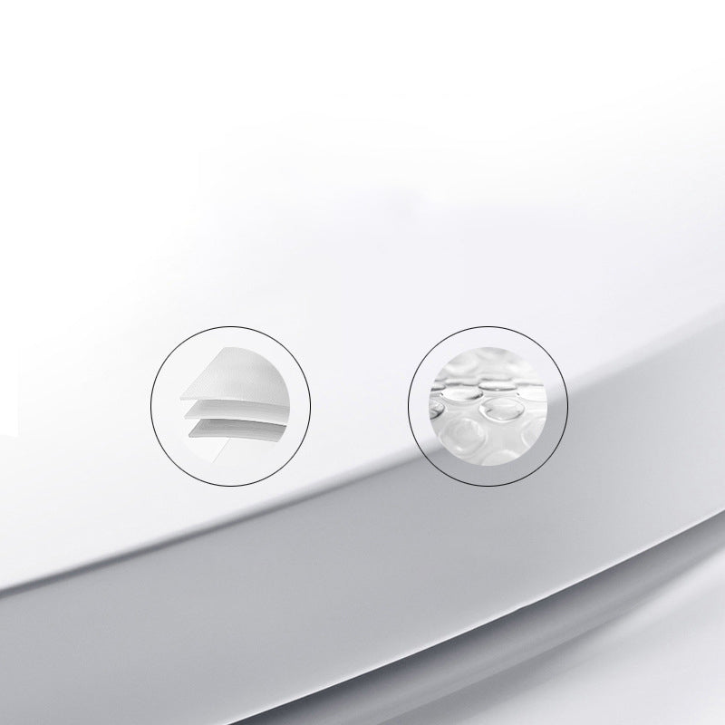 Contemporary Wall Hung Toilet Bowl Polished Finish Toilet with Glazed Surface Clearhalo 'Bathroom Remodel & Bathroom Fixtures' 'Home Improvement' 'home_improvement' 'home_improvement_toilets' 'Toilets & Bidets' 'Toilets' 6741101