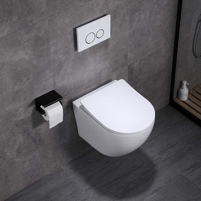 Modern Wall Hung Toilet Bowl One-Piece Urine Toilet with Seat for Washroom Clearhalo 'Bathroom Remodel & Bathroom Fixtures' 'Home Improvement' 'home_improvement' 'home_improvement_toilets' 'Toilets & Bidets' 'Toilets' 6741110