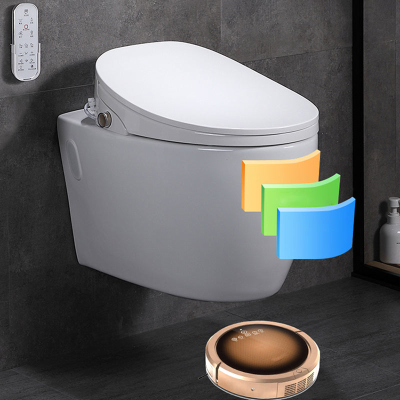 Modern Wall Hung Toilet Bowl One-Piece Urine Toilet with Seat for Washroom Clearhalo 'Bathroom Remodel & Bathroom Fixtures' 'Home Improvement' 'home_improvement' 'home_improvement_toilets' 'Toilets & Bidets' 'Toilets' 6741124
