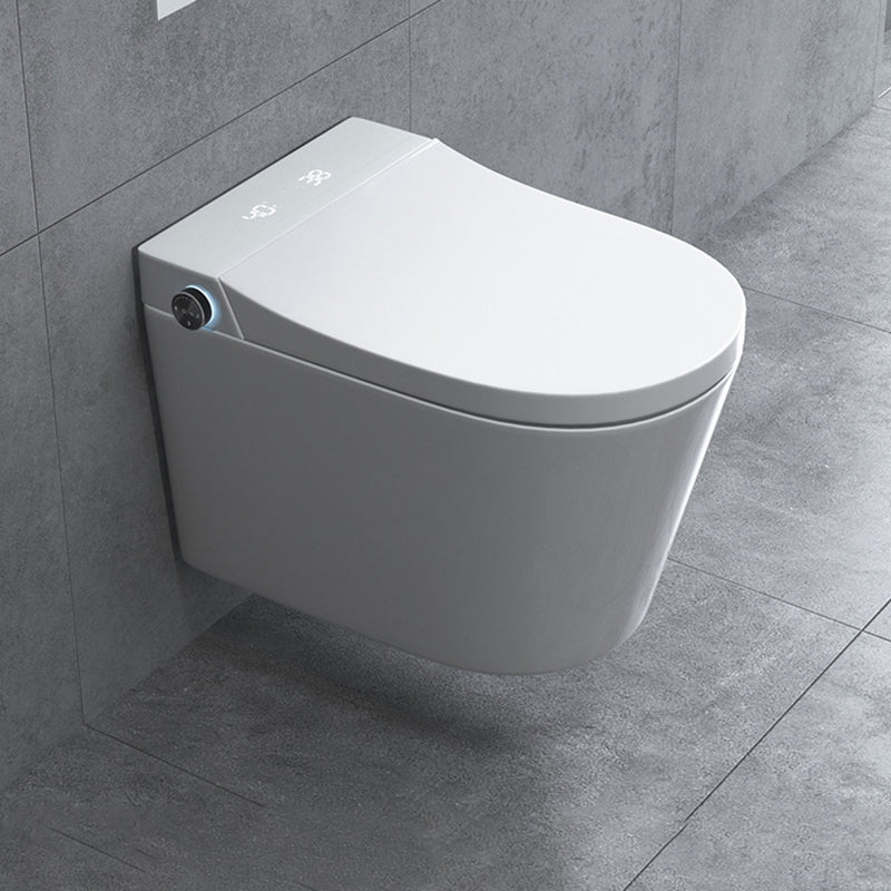 Modern Siphon Jet Flush Toilet One-Piece Wall Mount Toilet for Bathroom Clearhalo 'Bathroom Remodel & Bathroom Fixtures' 'Home Improvement' 'home_improvement' 'home_improvement_toilets' 'Toilets & Bidets' 'Toilets' 6741189