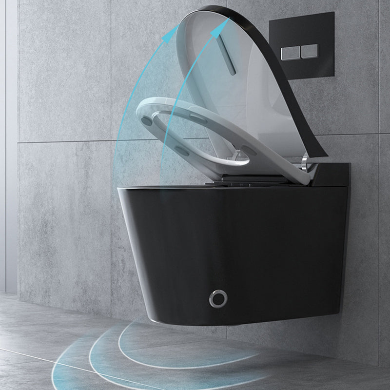 Modern Siphon Jet Flush Toilet One-Piece Wall Mount Toilet for Bathroom Clearhalo 'Bathroom Remodel & Bathroom Fixtures' 'Home Improvement' 'home_improvement' 'home_improvement_toilets' 'Toilets & Bidets' 'Toilets' 6741191