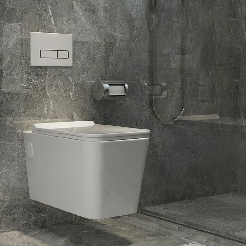 Modern Wall Hung Toilet One-Piece Urine Toilet with Seat for Washroom Clearhalo 'Bathroom Remodel & Bathroom Fixtures' 'Home Improvement' 'home_improvement' 'home_improvement_toilets' 'Toilets & Bidets' 'Toilets' 6741216
