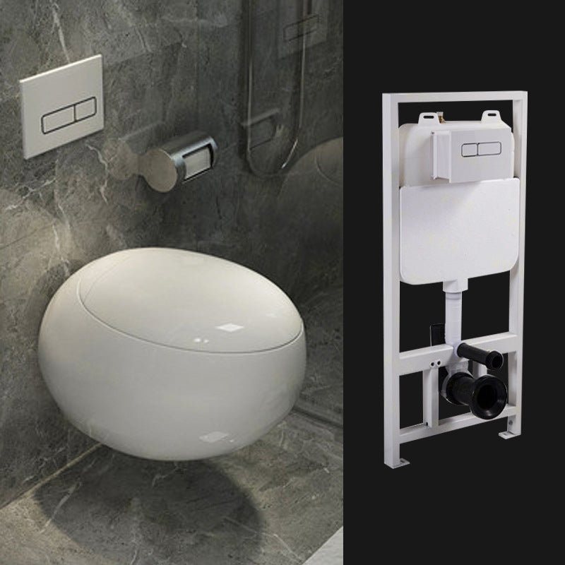 Modern Wall Hung Toilet One-Piece Urine Toilet with Seat for Washroom 13"L x 23"W x 16"H Toilet with High Tanker Clearhalo 'Bathroom Remodel & Bathroom Fixtures' 'Home Improvement' 'home_improvement' 'home_improvement_toilets' 'Toilets & Bidets' 'Toilets' 6741224