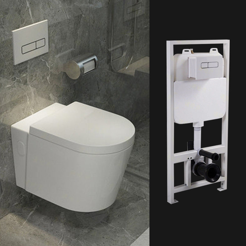 Modern Wall Hung Toilet One-Piece Urine Toilet with Seat for Washroom 14"L x 22"W x 13"H Toilet with High Tanker Clearhalo 'Bathroom Remodel & Bathroom Fixtures' 'Home Improvement' 'home_improvement' 'home_improvement_toilets' 'Toilets & Bidets' 'Toilets' 6741226