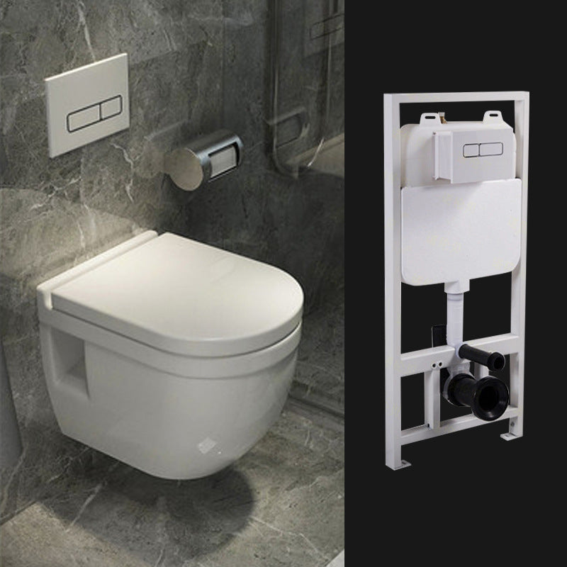 Modern Wall Hung Toilet One-Piece Urine Toilet with Seat for Washroom 14"L x 20"W x 15"H Toilet with High Tanker Clearhalo 'Bathroom Remodel & Bathroom Fixtures' 'Home Improvement' 'home_improvement' 'home_improvement_toilets' 'Toilets & Bidets' 'Toilets' 6741227