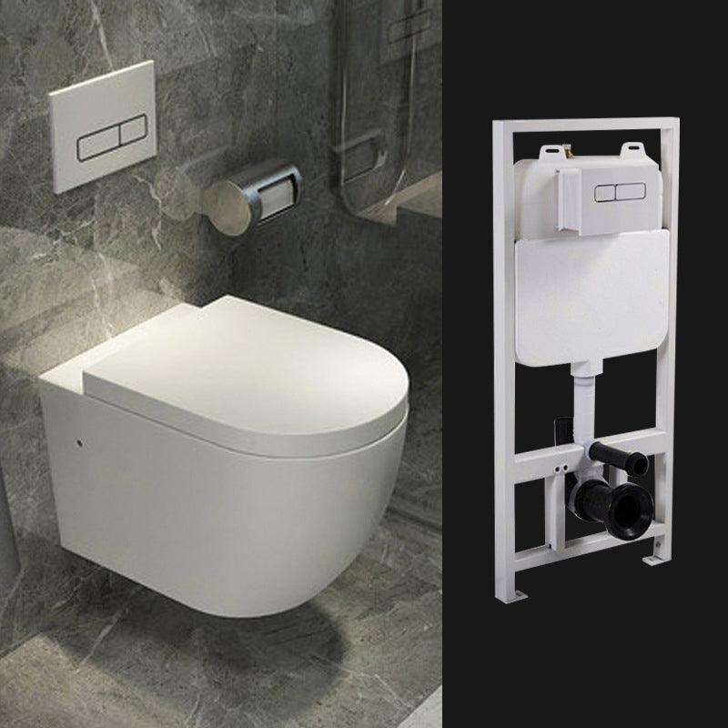 Modern Wall Hung Toilet One-Piece Urine Toilet with Seat for Washroom 14"L x 22"W x 15"H Toilet with High Tanker Clearhalo 'Bathroom Remodel & Bathroom Fixtures' 'Home Improvement' 'home_improvement' 'home_improvement_toilets' 'Toilets & Bidets' 'Toilets' 6741228