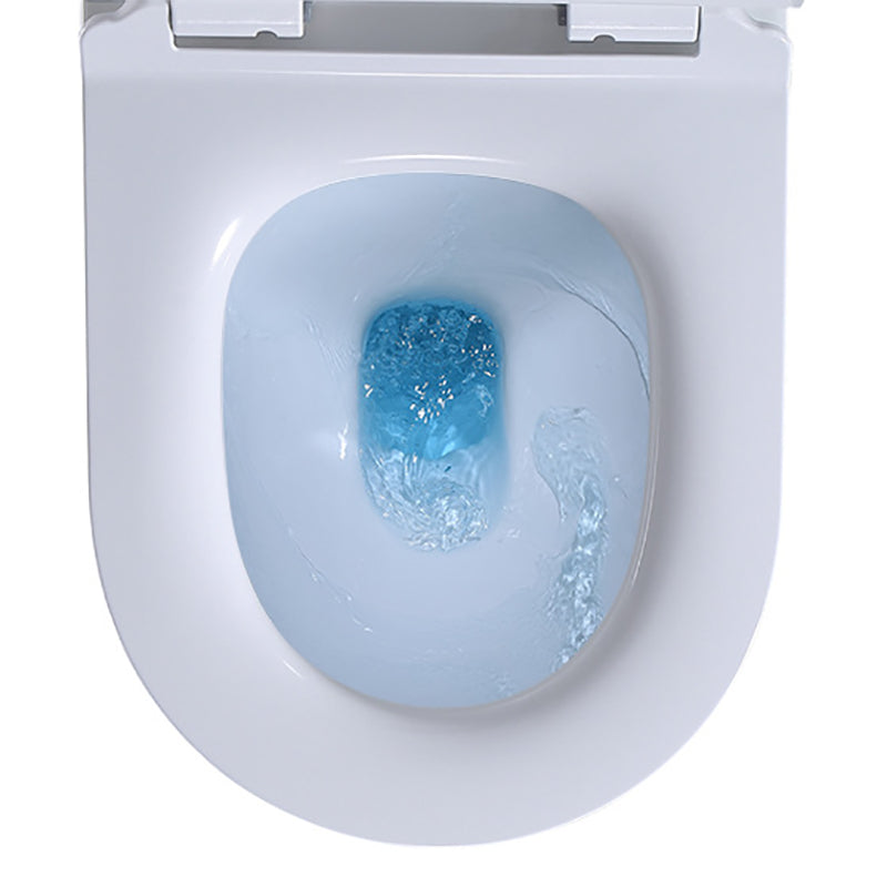 Modern Wall Hung Toilet Bowl 1-Piece Urine Toilet with Seat for Washroom Clearhalo 'Bathroom Remodel & Bathroom Fixtures' 'Home Improvement' 'home_improvement' 'home_improvement_toilets' 'Toilets & Bidets' 'Toilets' 6741249