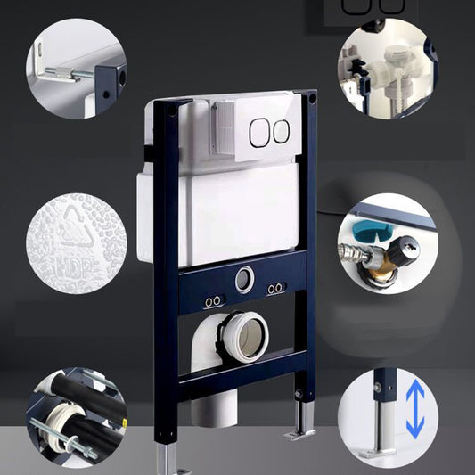 Modern White Siphon Jet Flush Toilet One-Piece Wall-mount Toilet for Bathroom Clearhalo 'Bathroom Remodel & Bathroom Fixtures' 'Home Improvement' 'home_improvement' 'home_improvement_toilets' 'Toilets & Bidets' 'Toilets' 6741323