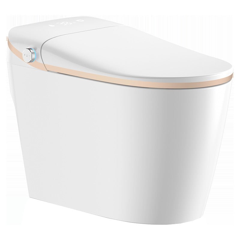 Elongated All-In-One Toilet Bowl Siphon Jet Contemporary Toilet Clearhalo 'Bathroom Remodel & Bathroom Fixtures' 'Home Improvement' 'home_improvement' 'home_improvement_toilets' 'Toilets & Bidets' 'Toilets' 6741351